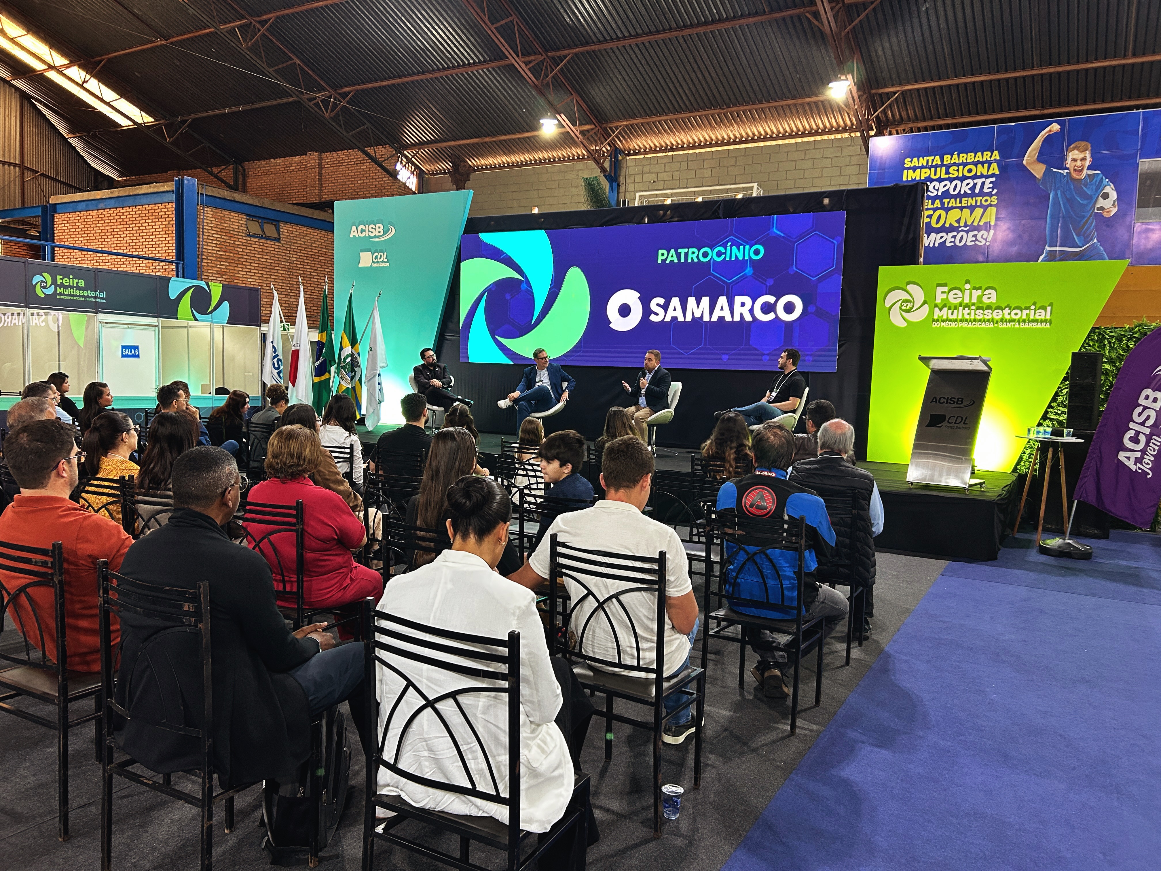 Painel na Feira Multissetorial com patrocínio Samarco